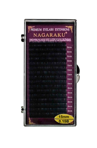 Вії чорні 0.15B 15mm