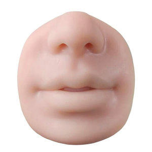 Ніс + губи силіконові тип 1 для навчання пірсингу та перманентному макіяжу