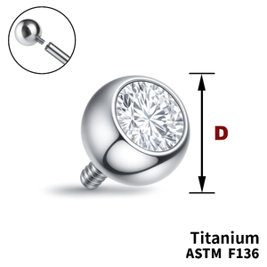 Кулька з кристалом, Зовні різьблення, ТИТАН