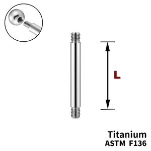 Ніжка штанги, Зовні різьблення, ТИТАН